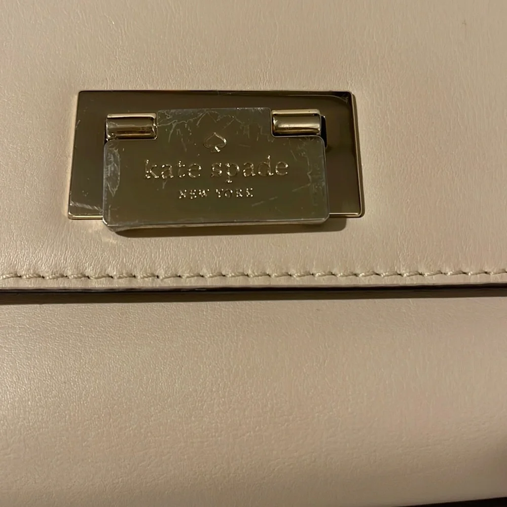 Kate Spade Laurel Magnolia Park Cream Satchel Crossbody Detachable Strap - Picture 16 of 16